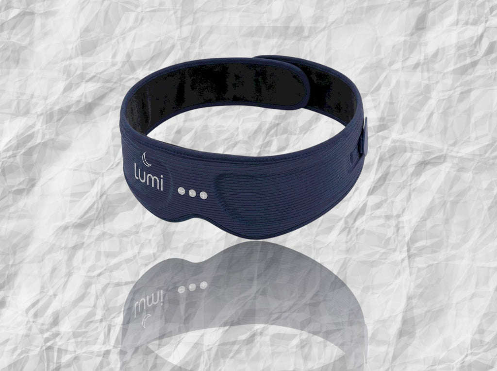 Masque LUMI 3D - Détail tissu thermo-régulateur et haut-parleurs intégrés
